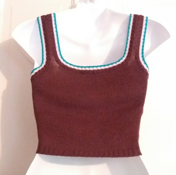 Moda International Cropped Multi Color Sweater - Picture 4 of 8